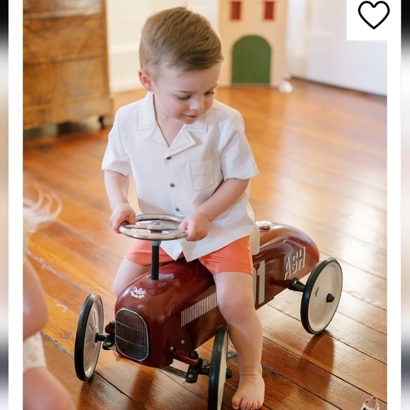 Edgehill Collection Little Boys Arlo Camp Collar Short Sleeve Woven & Shorts Set - Picture 2 of 10